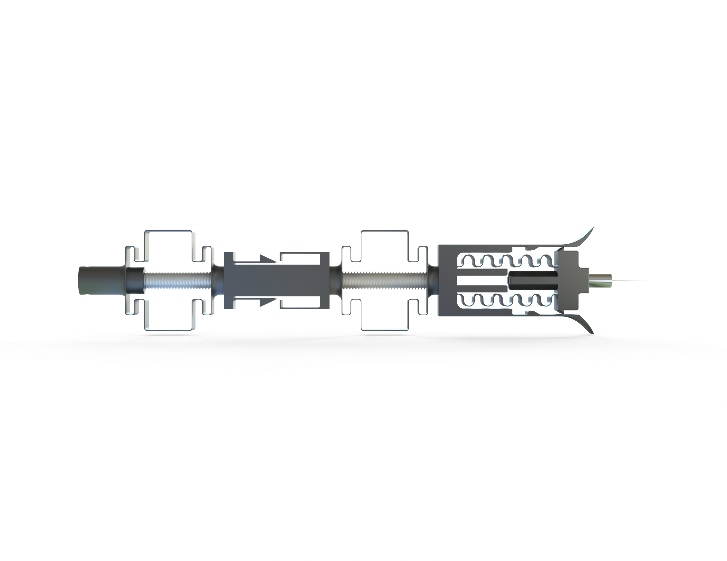 Artery crawling robot render